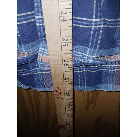 Abercrombie & Fitch Muscle Shirt Button-Up Plaid Men’s Size Large 100% Cotton - Picture 7 of 16